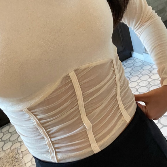 Beige Active Top - Picture 9 of 10